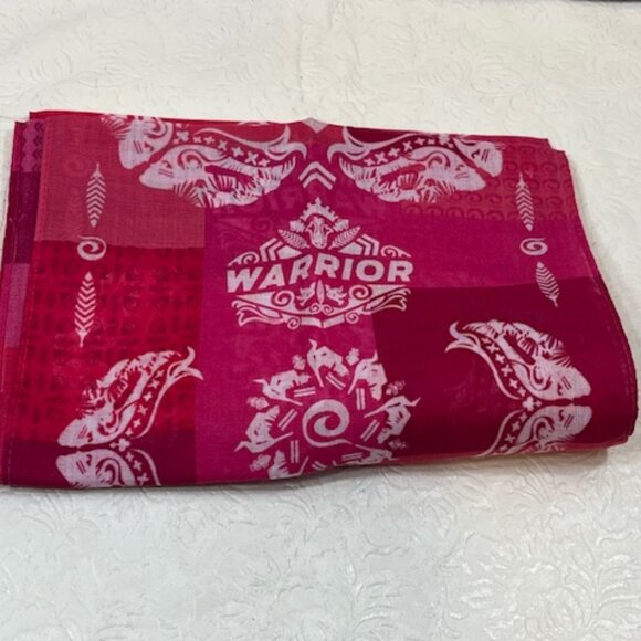 NEW Breast Cancer Awareness: Ford Warriors in Pink Bandana Scarf 52"x9" - Picture 3 of 5